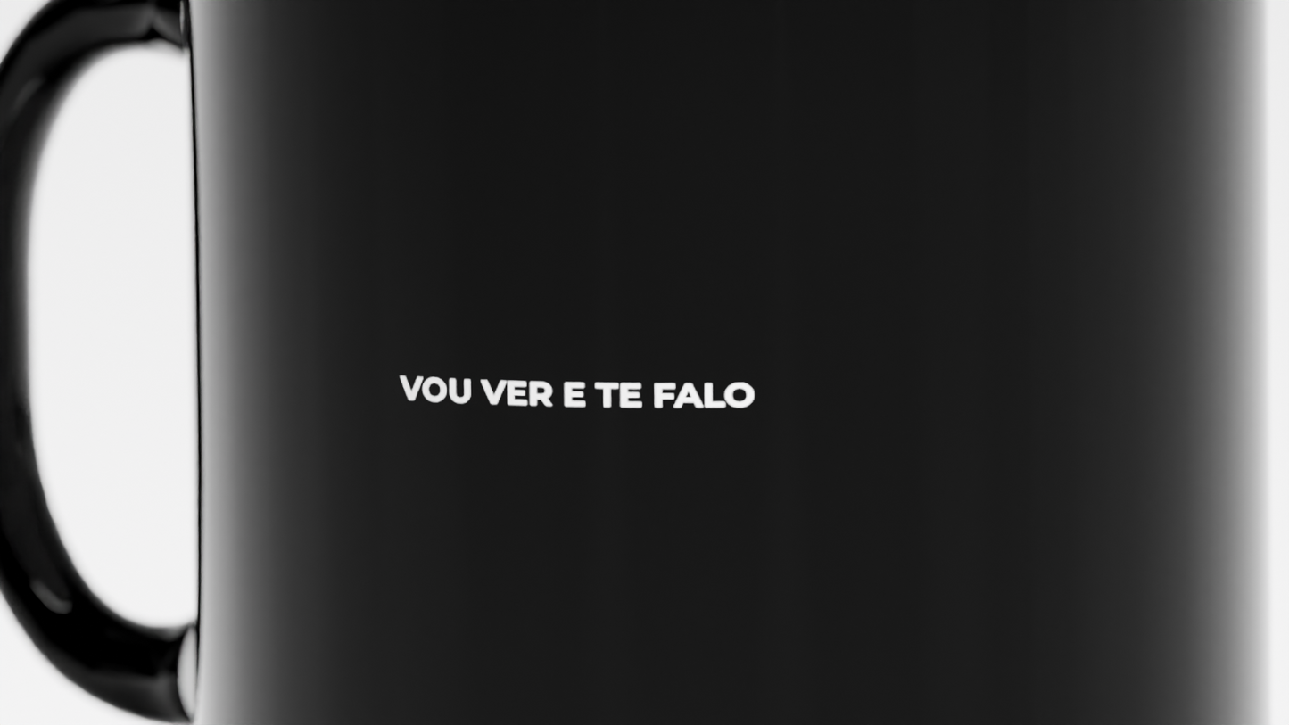 Caneca "Vou ver e te falo"