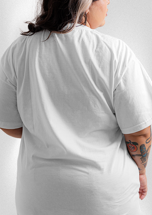 Camiseta Plus Size "Vou ver e te falo"